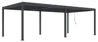 Bioklimatická pergola INTRO DUO 4x4 m Rojaplast (foto 229)