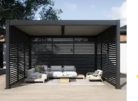 Bioklimatická pergola INTRO DUO 4x4 m Rojaplast (foto 39)