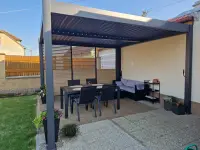 Bioklimatická pergola INTRO DUO 4x4 m Rojaplast (foto 253)