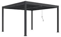 Bioklimatická pergola INTRO DUO 4x4 m Rojaplast (foto 276)