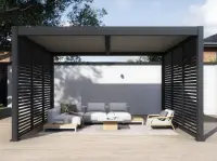 Bioklimatická pergola INTRO DUO 4x4 m Rojaplast (foto 283)