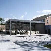 Bioklimatická pergola INTRO DUO 4x4 m Rojaplast (foto 323)