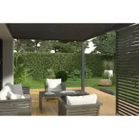Bioklimatická pergola ke stěně INTRO PLUS 4x3 m Rojaplast (foto 170)