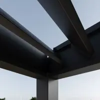 Bioklimatická pergola ke stěně INTRO PLUS 4x3 m Rojaplast (foto 173)