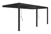 Bioklimatická pergola ke stěně INTRO PLUS 4x3 m Rojaplast (foto 67)