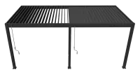 Bioklimatická pergola ke stěně INTRO PLUS 4x3 m Rojaplast (foto 69)