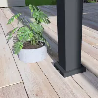 Bioklimatická pergola ke stěně INTRO PLUS 4x3 m Rojaplast (foto 111)