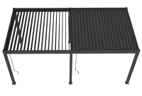 Bioklimatická pergola INTRO PLUS 4x3 m Rojaplast (foto 148)