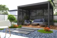 Bioklimatická pergola INTRO PLUS 4x3 m Rojaplast (foto 241)