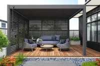 Bioklimatická pergola INTRO PLUS 4x3 m Rojaplast (foto 51)