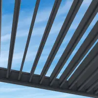 Bioklimatická pergola INTRO PLUS 4x3 m Rojaplast (foto 58)