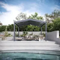 Pergola PANEL LAMELY zastínění fixní horizontální 1 m pro bioklimatickou Rojaplast (foto 262)
