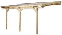 Pergola WEKA Dřevěná zahradní 671 (4,2x3 m) Rojaplast (foto 4)