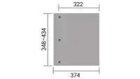 Pergola WEKA Dřevěná zahradní 672 (4,3x3,7 m) Rojaplast (foto 11)