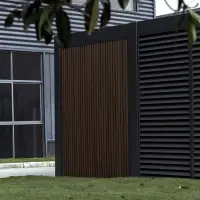 Pergola WPC PRESTIGE stěna 3 m k ám a přístřešku Rojaplast (foto 20)