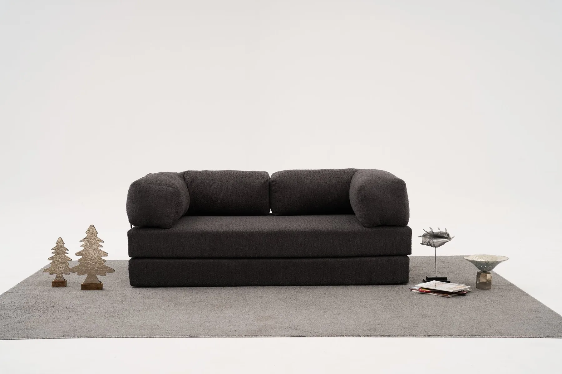 Pohovka trojmístná COMFORT Anthracite v2 ASIRGROUP