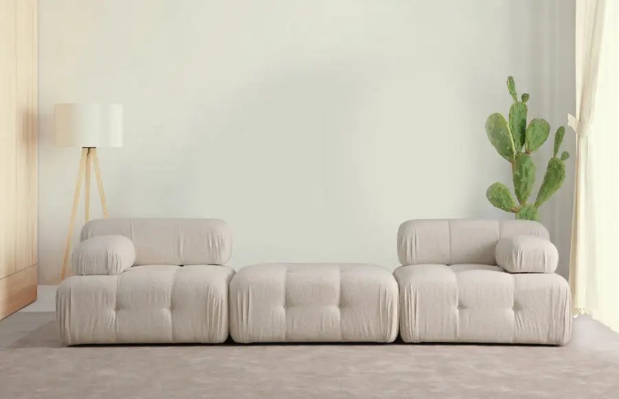 Pohovka trojmístná DOBLO 3 Seater ( L1-Pouffe-1R) ASIRGROUP