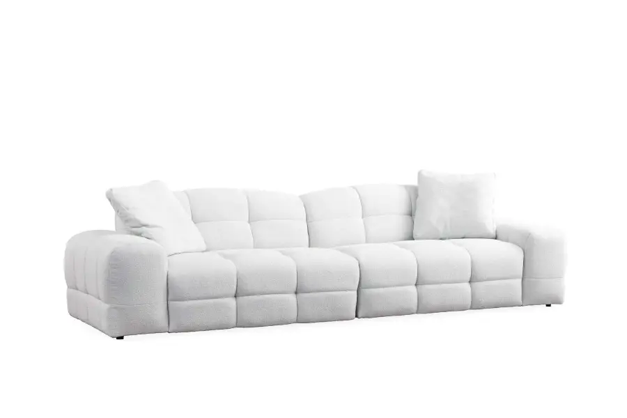 Pohovka trojmístná PESCARA – Lounge / Bílá ASIRGROUP