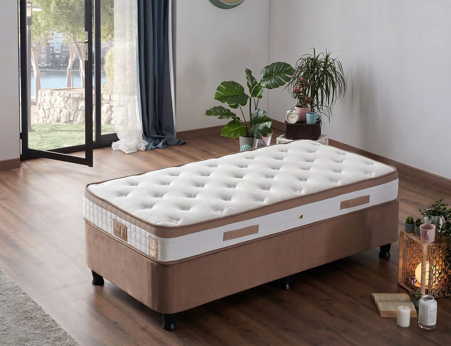 Postel s matrací LATTE ASIRGROUP (foto 291)