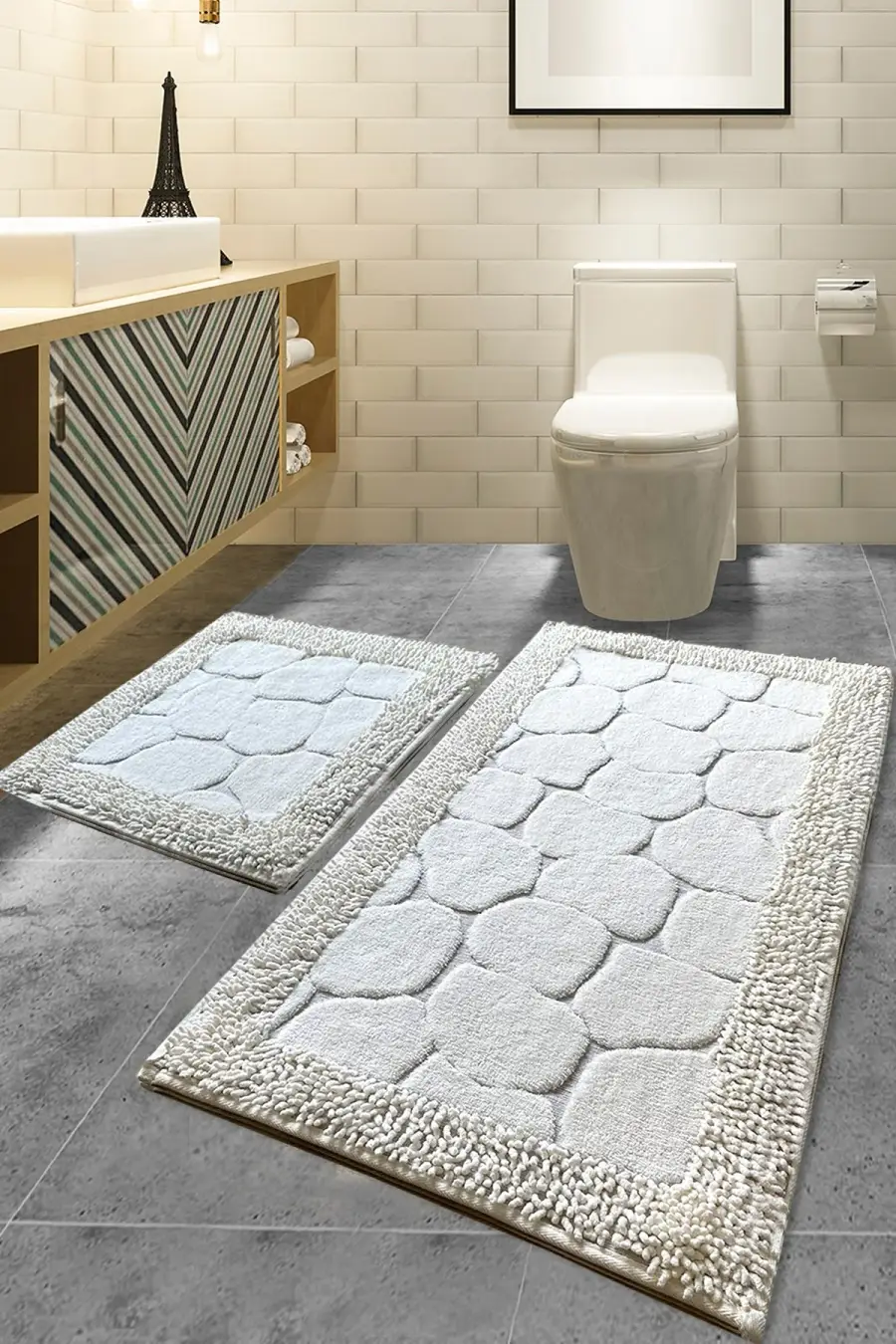 Předložka do koupelny STONE (set 2 ks) ASIRGROUP