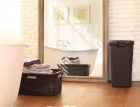 RATTAN STYLE koš na čisté prádlo Rojaplast (foto 22)