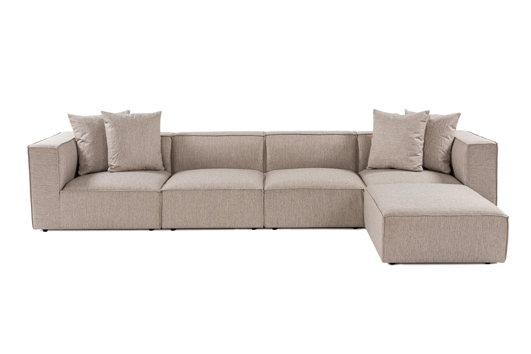 Rohová pohovka SORA (L1-O1-O1-1R-POUFFE ) ASIRGROUP (foto 119)