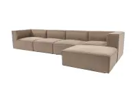 Rohová pohovka SORA (L1-O1-O1-1R-POUFFE ) ASIRGROUP (foto 228)
