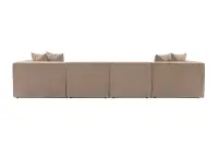 Rohová pohovka SORA (L1-O1-O1-1R-POUFFE ) ASIRGROUP (foto 259)