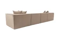 Rohová pohovka SORA (L1-O1-O1-1R-POUFFE ) ASIRGROUP (foto 416)