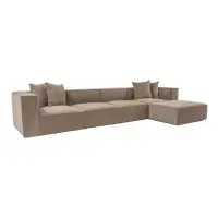 Rohová pohovka SORA (L1-O1-O1-1R-POUFFE ) ASIRGROUP (foto 49)