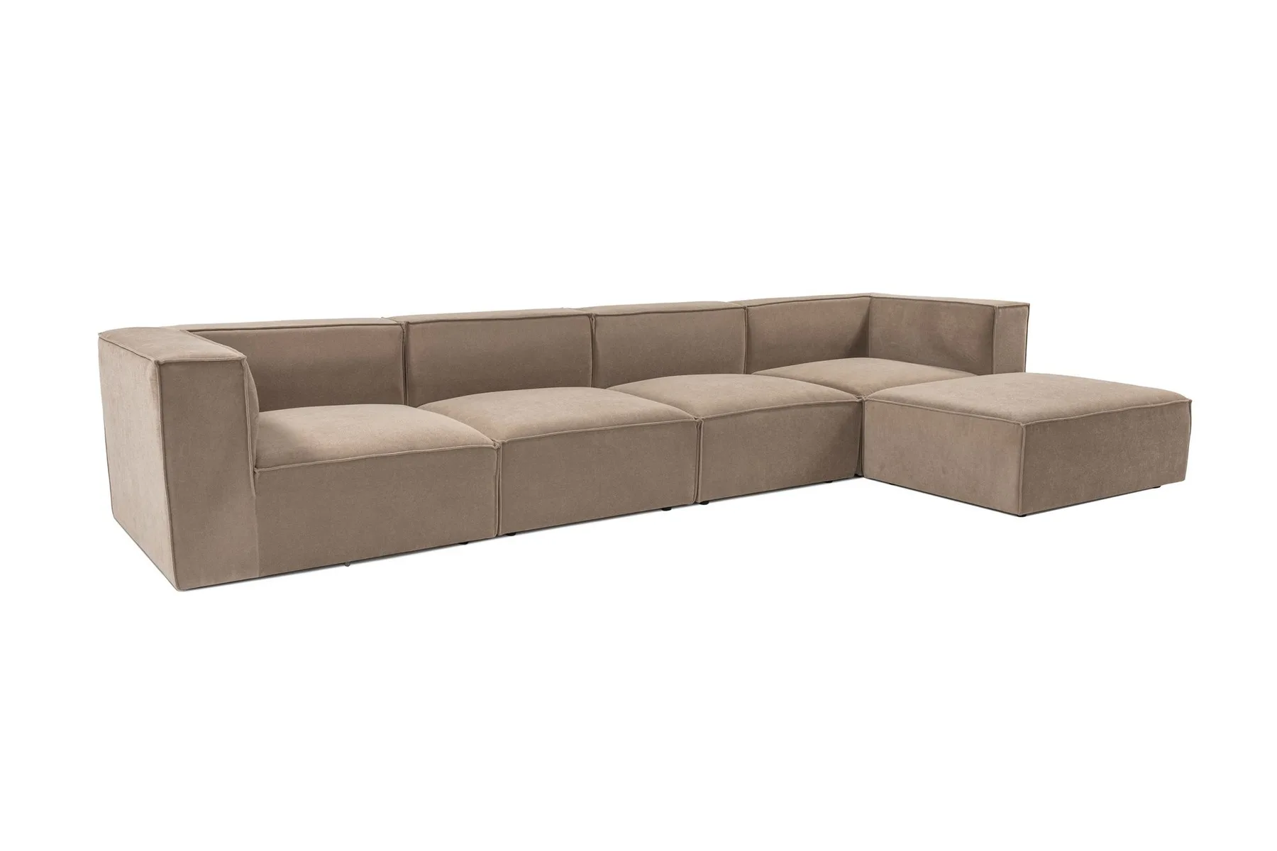 Rohová pohovka SORA (L1-O1-O1-1R-POUFFE ) ASIRGROUP (foto 665)
