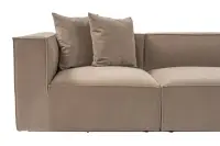 Rohová pohovka SORA (L1-O1-O1-1R-POUFFE ) ASIRGROUP (foto 744)