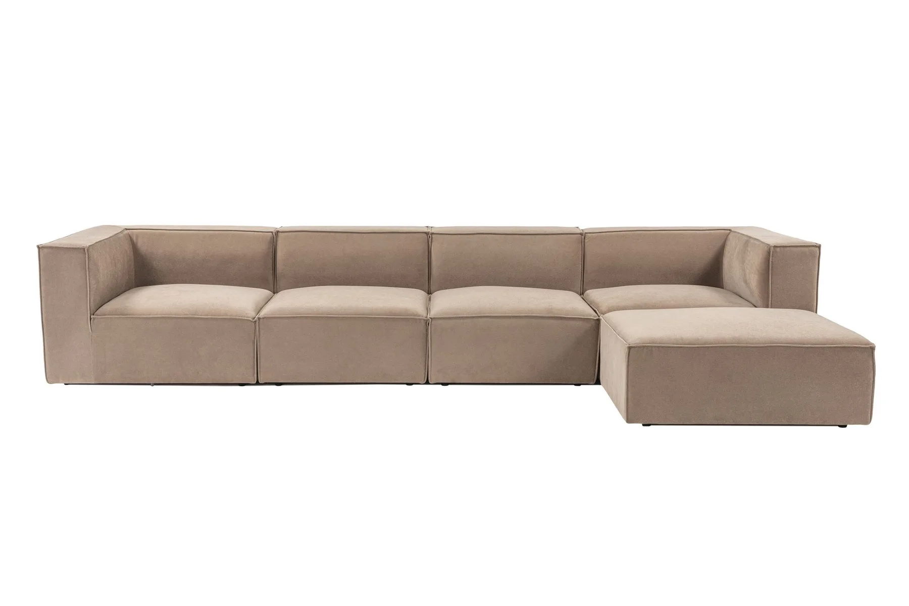 Rohová pohovka SORA (L1-O1-O1-1R-POUFFE ) ASIRGROUP (foto 772)