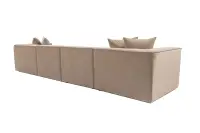 Rohová pohovka SORA (L1-O1-O1-1R-POUFFE ) ASIRGROUP (foto 849)