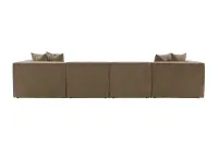Rohová pohovka SORA (L1-O1-O1-1R-POUFFE ) ASIRGROUP (foto 9)
