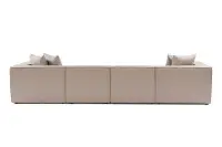 Rohová pohovka SORA (L1-O1-O1-1R-POUFFE ) ASIRGROUP (foto 949)