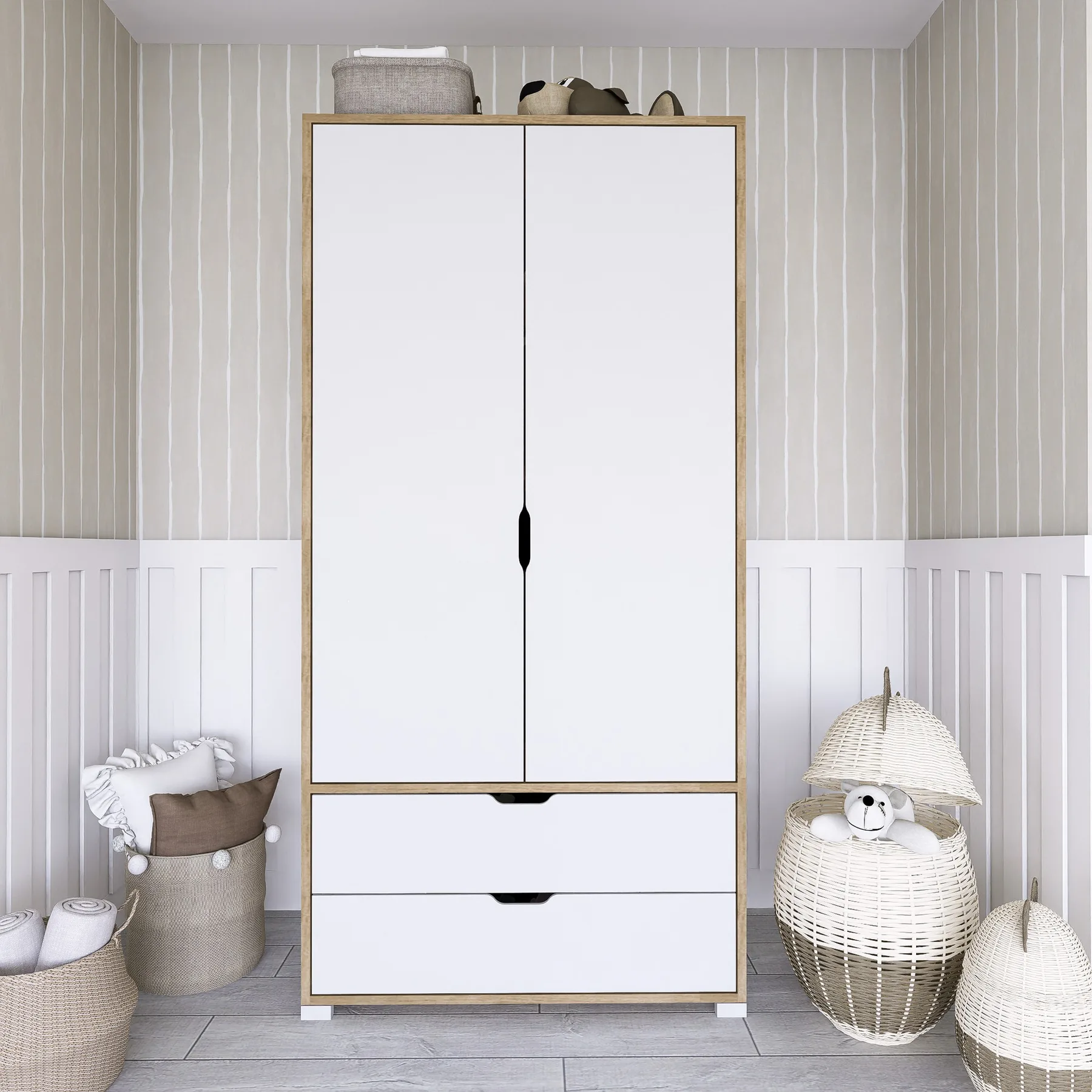 Šatní skříň 90 Cm 1600-015 ASIRGROUP