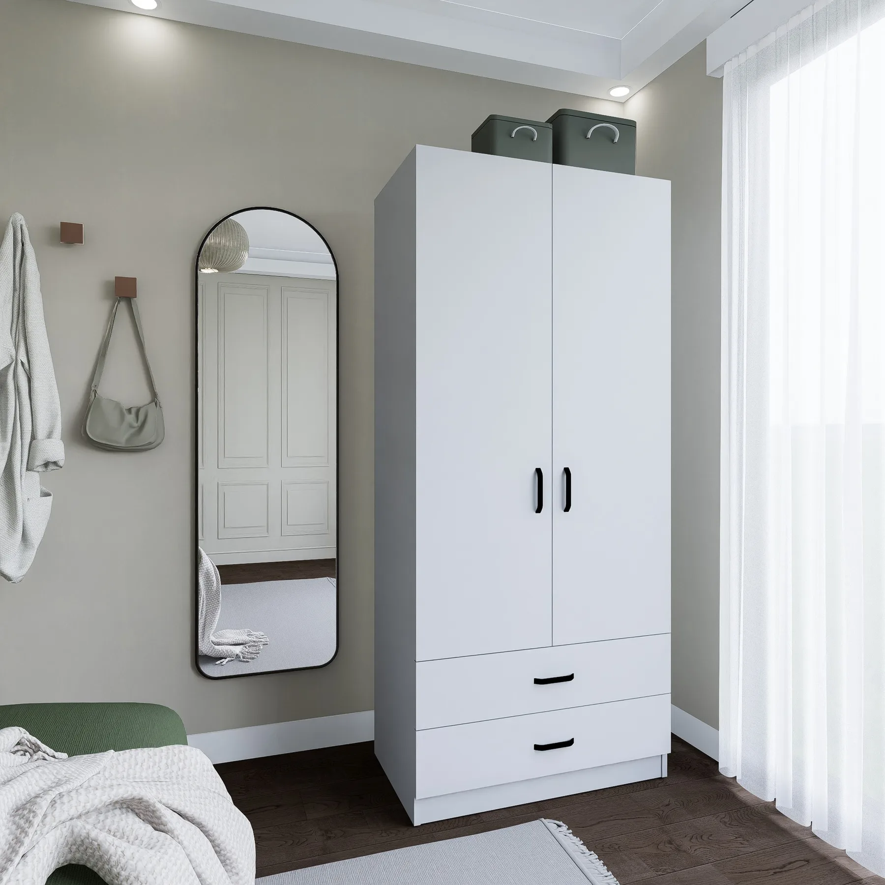 Šatní skříň YAMAN 1dveřová ASIRGROUP (foto 324)