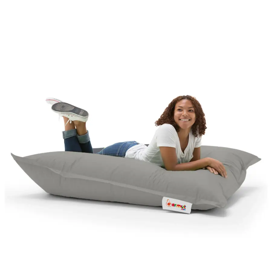 Sedací vak CUSHION 100x100 cm – Pouf / Černá / 100x100 cm ASIRGROUP