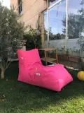 Sedací vak DAYBED – Růžová ASIRGROUP