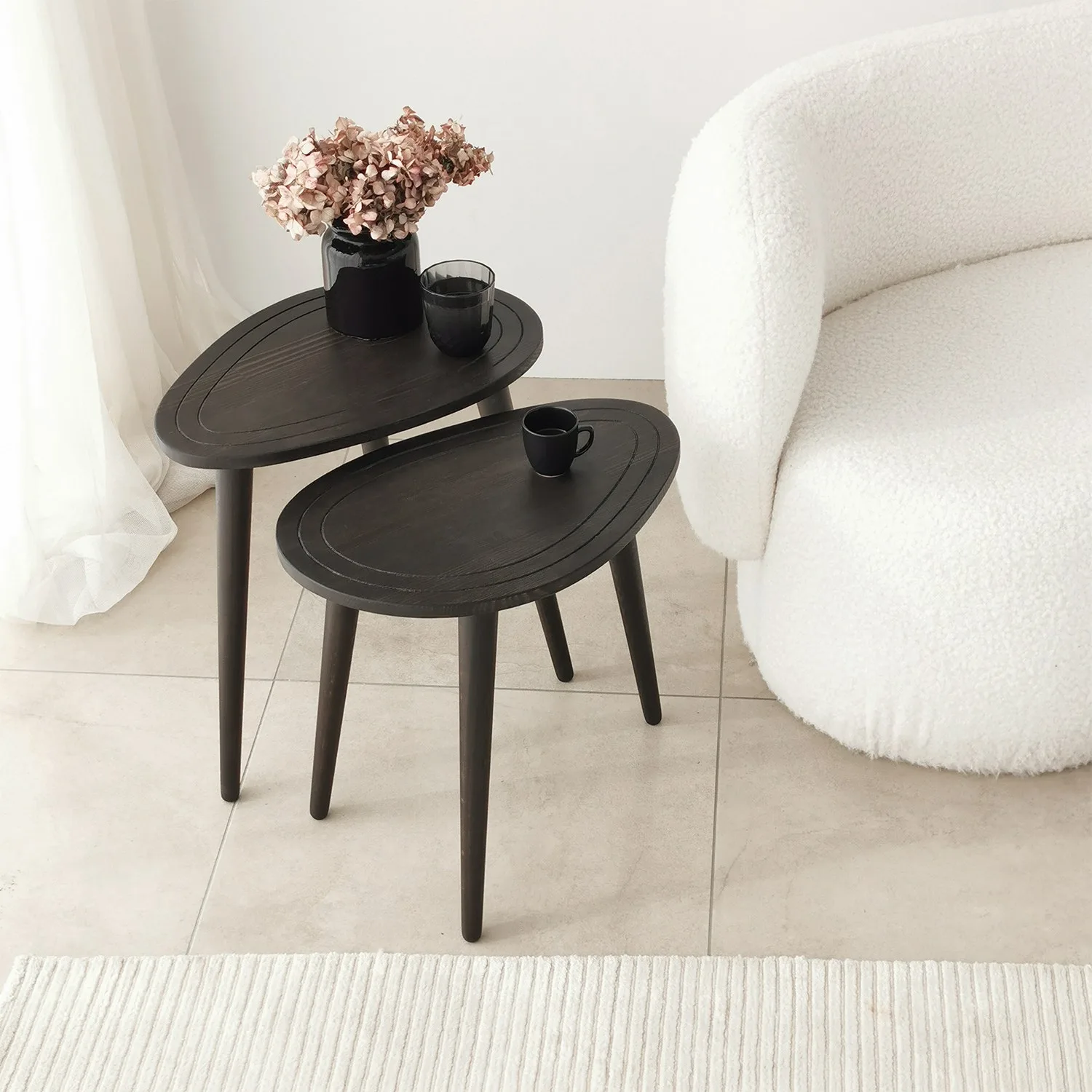 Set odkládacích stolků SWEET (set 2 ks) ASIRGROUP