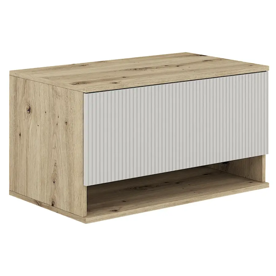 Skříňka pod umyvadlo, dub artisan/kašmír, COLOS 80 Kondela