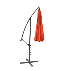 Slunečník EXCLUSIVE boční terracota Rojaplast (foto 24)