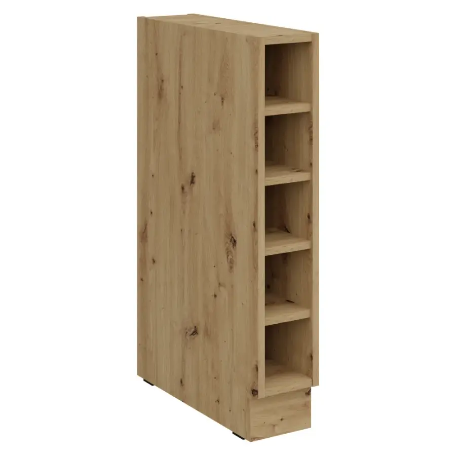 Spodní policová skříňka, dub artisan, FRISBO/ARSANY 15 D OTW BB Kondela