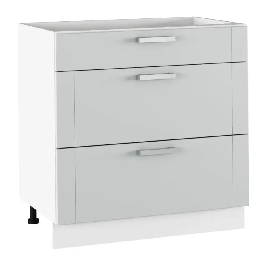 Spodní skříňka JULIA TYP 61 – Světlešedá/bílá Kondela