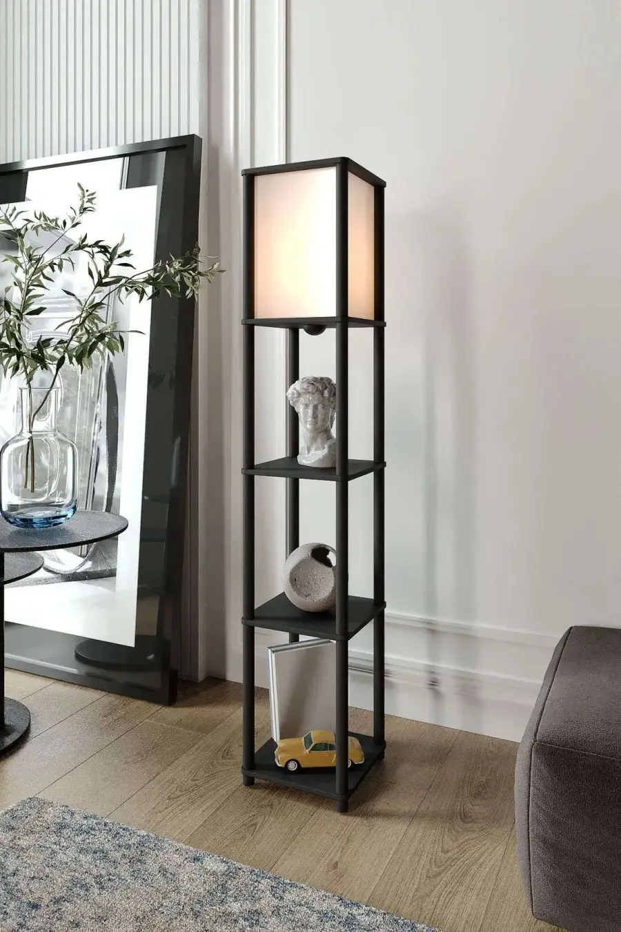 Stojací lampa TIERSHELFLAMPZ1 ASIRGROUP