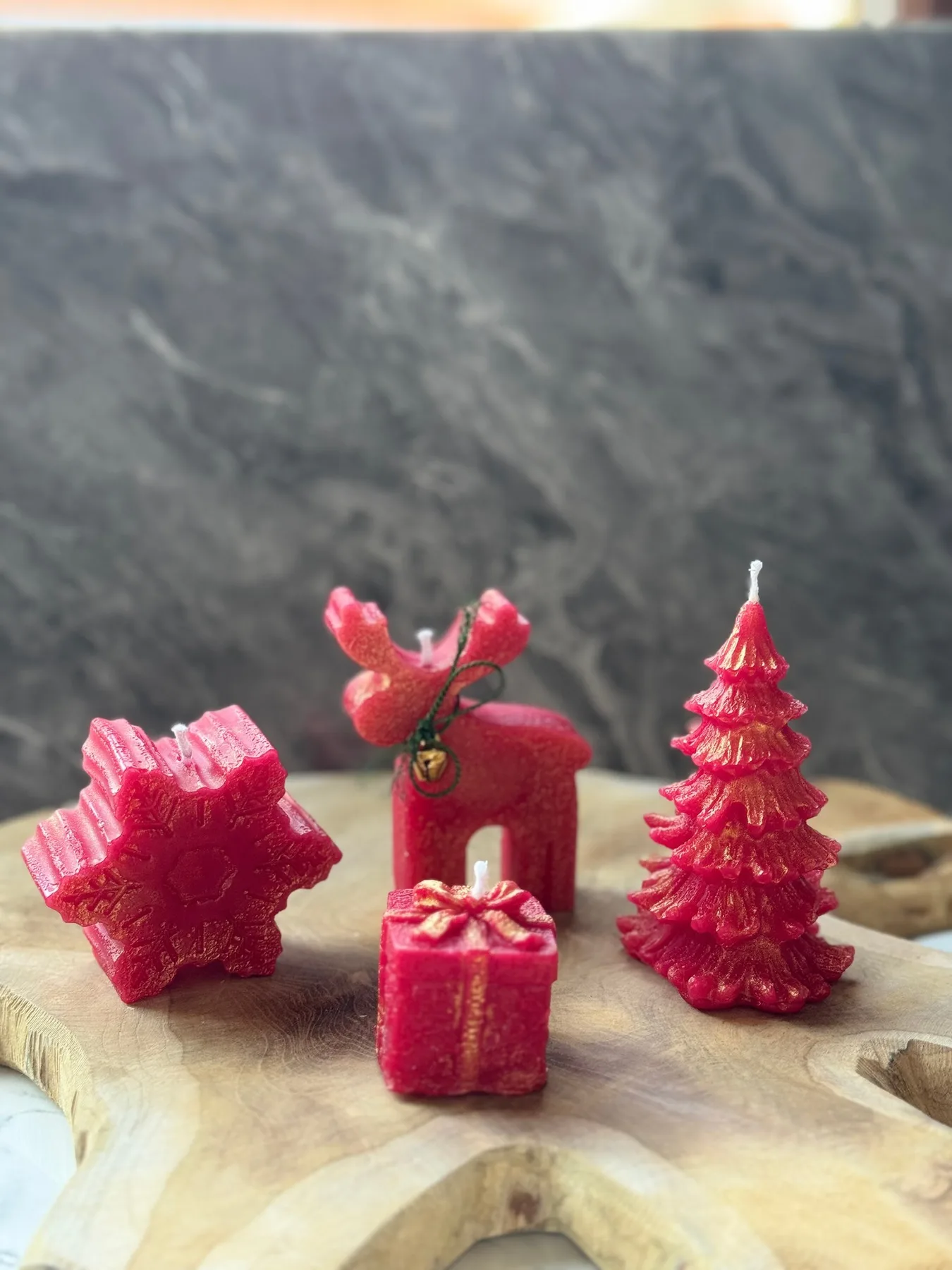 Svíčka CHRISTMAS Candle Set14 (set 4 ks) ASIRGROUP