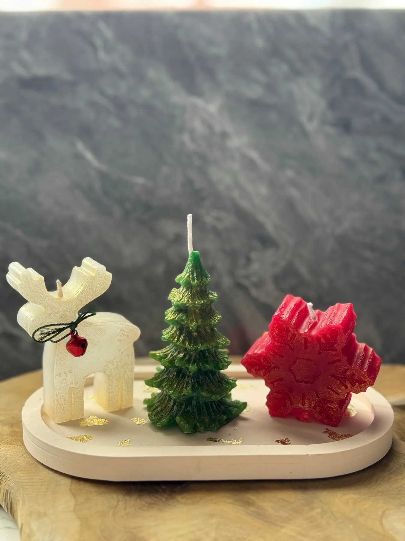 Svíčka CHRISTMAS Candle Set2 (set 4 ks) ASIRGROUP