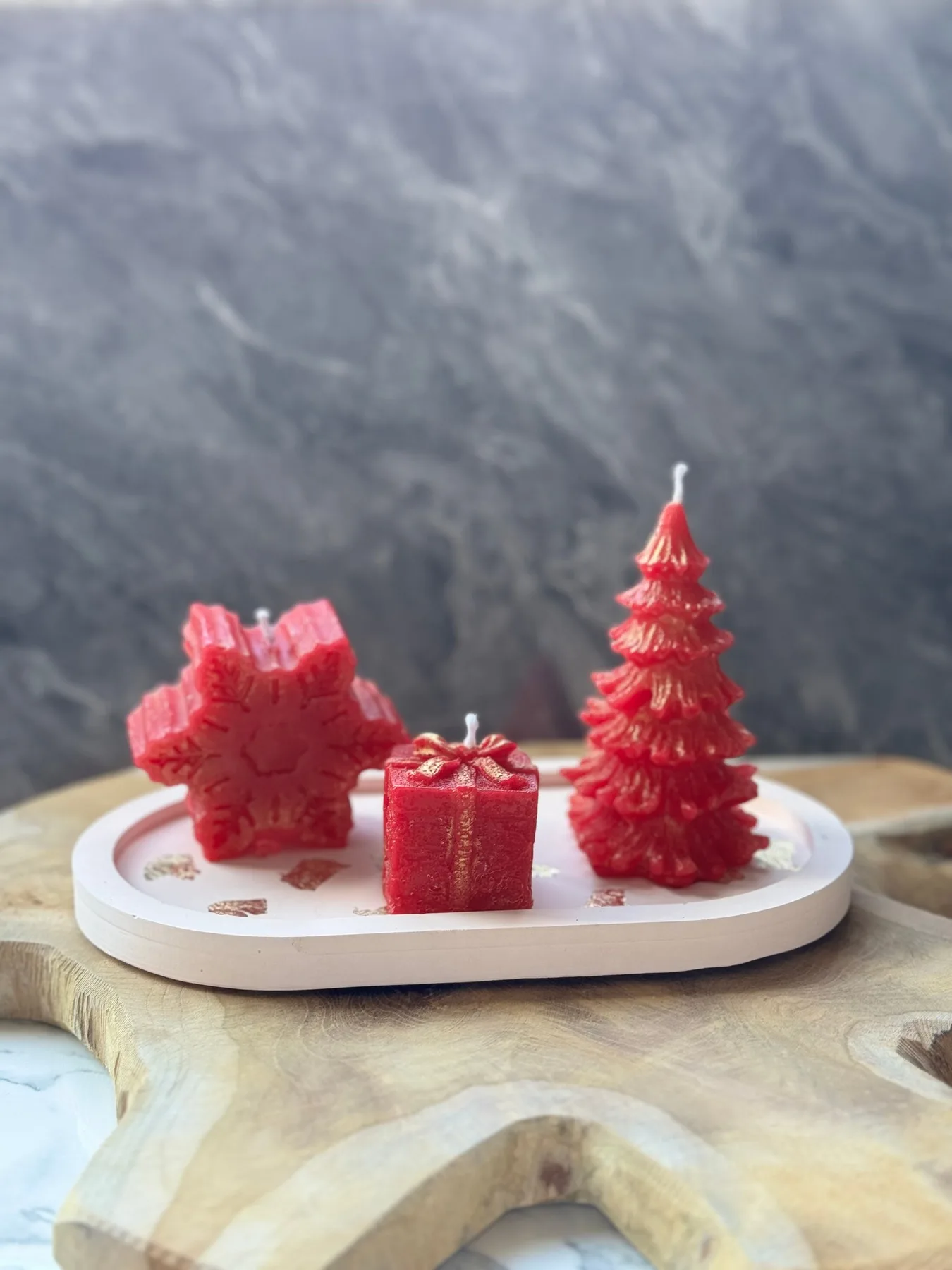 Svíčka CHRISTMAS Candle Set5 (set 4 ks) ASIRGROUP
