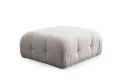 Taburet AMARIS – Pouffe / Bílá ASIRGROUP